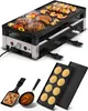 A collage of a raclette grill with food and accessories. Náhled obrázku produktu