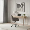 HOMLA FUSSY Sessel in Stoff drehbar grau 57x61x80-90 cm Produktbild-Vorschau 7