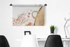 MuchoWow® Wandteppich Wandbehang Rosa - Sonnenbrille - Produktbild-Vorschau 4