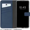 Selencia Echtleder Klapphülle iPhone 13 - Blau Produktbild-Vorschau 3