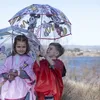 Ombrello Topolino Trasparente Ø 71 cm Rosso Anteprima dell’immagine prodotto 3