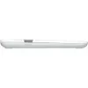 Side view of a white Bluetooth keyboard on a white background. Produktbild-Vorschau