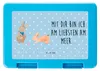 Mr. & Mrs. Panda Bentobox Hasen Muschel - Blau Pastell - Produktbild-Vorschau 1