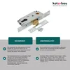 KOTARBAU® Hakenschloss Schiebetore Einsteckschloss 72/40 Produktbild-Vorschau 2