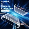 A marketing image showcasing a clear phone case with text highlighting its protective features. Podgląd zdjęcia produktu