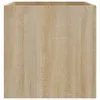 vidaXL květináč Sonoma Oak 40x40x40 cm Materiál dřeva Náhled obrázku produktu 4