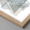 Gerahmtes Poster - Rahmen in heller Eiche - Hirsch Produktbild-Vorschau 2