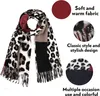 Damen XXL Schal Leopard Muster Oversized Kuschelig Warm Produktbild-Vorschau 2