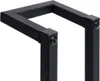 vidaXL Věšák na ručníky černý 12,5x12,5x60 cm Žehlička Náhled obrázku produktu 6
