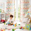 Vorhänge Kinderzimmer 2er Set Kräuselband Bunt Vorhang mit Produktbild-Vorschau 13