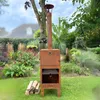 ASH - Pizza - 3 en 1 - BBQ/Foyer extérieur - Acier corten Voir les images du produit 6