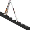 A multi-purpose ladder is set up on a staircase. Podgląd zdjęcia produktu