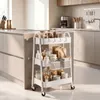 Sekey Rollwagen Küche 30 cm Breit Servierwagen Metall mit Produktbild-Vorschau 8