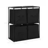 "im  " Lagerschrank mit 4 Stoffkörben Schwarz 63×30×71 cm Produktbild-Vorschau 7