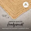 Juteteppich Nele Läufer Brücke Beige handgewebt aus Jute Produktbild-Vorschau 3