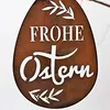 Edelrost Ostereier Deko Set "Frohe Ostern" zum hängen | Produktbild-Vorschau 3