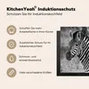 KitchenYeah® Krycí deska na sporák zebra, 59x52cm, dekorace Náhled obrázku produktu 6