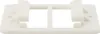 A white plastic mounting bracket for a solar or pool cover reel system. Podgląd zdjęcia produktu