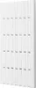 A white wall-mounted coat rack panel with a textured, ribbed surface. Anteprima dell’immagine prodotto