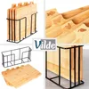 4x taglieri da cucina in legno di bambù in un supporto Anteprima dell’immagine prodotto 4
