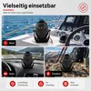 Marine Kompass mit LED Beleuchtung, Einbaukompass für Boot Produktbild-Vorschau 3