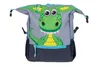 Fabrizio Drache Reißverschluss Kinderrucksack grau Produktbild-Vorschau 3
