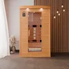 Dewello Infrarotkabine Infrarotsauna HYDER 115cm x 105cm Produktbild-Vorschau 13