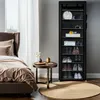 Składana szafa Intirilife 170x58x28 cm w RABEN SCHWARZ - z Podgląd zdjęcia produktu 4