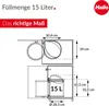 Hailo CompactBox M Abfallsammler - Einbau Swing Mülleimer Produktbild-Vorschau 7