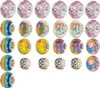 A collection of colorful beads for jewelry making, arranged in rows against a white background. Náhled obrázku produktu