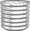 vidaXL květináč Pozinkovaná ocel 40x40x36 cm Stříbrný Náhled obrázku produktu 1