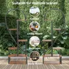 Support plantes 6 niveaux lot de 2 – étagère demi-cœur Voir les images du produit 9