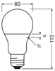 3er-Pack OSRAM LED VALUE CLASSIC A 100 13W E27 Lampe 1521lm Produktbild-Vorschau 7