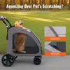VEVOR passeggino per cani 79x91x113 cm, carrello per cani 4 Anteprima dell’immagine prodotto 3