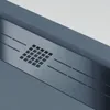 Mineralguss-Duschwanne extra flach ELITE Schieferoptik Produktbild-Vorschau 2