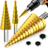 WIERTŁA STOŻKOWE STOPNIOWE DO METALU ZESTAW 4-12 mm, 4-20 Podgląd zdjęcia produktu 2