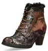 Laura Vita  Damenschuhe Schnürstiefelette Metallic Freizeit Produktbild-Vorschau 5