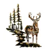 Wallity, Deer 3, Wanddeko, Mehrfarbig, Metall, 65 x 79 cm Produktbild-Vorschau 6