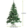 Künstlicher Weihnachtsbaum 210 cm grün mit Metallständer Produktbild-Vorschau 7
