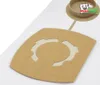 A close-up view of a vacuum cleaner bag with a connector piece and a logo. Produktbild-Vorschau