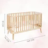 ATB MEBLE dětská postýlka s matrací 140x70 cm - 2v1 dětská Náhled obrázku produktu 2