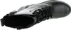 A top-down view of a black leather boot. Produktbild-Vorschau