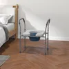 HOMCOM Siège de toilette percé multifonctionnel 4 en 1 avec Voir les images du produit 2