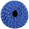 vidaXL Corde de bateau bleu 8 mm 50 m polypropylène Voir les images du produit 2