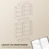 9-stufiges DVD-Regal mit 18 Fächern und 14 verstellbaren Produktbild-Vorschau 8