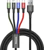 Baseus kabel przewód USB 4w1 Lightning / 2x USB Typ C / Podgląd zdjęcia produktu 1