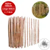 Staketenzaun Haselnuss 5m natur Gartenzaun Haselholz 100 cm Produktbild-Vorschau 1