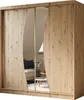 200 cm Kleiderschrank Vex mit Spiegel inklusive 2 Produktbild-Vorschau 1