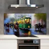 Coloray Spritzschutz aus Glas 140x70  Wandkunst Produktbild-Vorschau 2