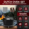 GUSSKÖNIG Dutch Oven - 2in1 Marmite en fonte calcinée 4,8L Voir les images du produit 2